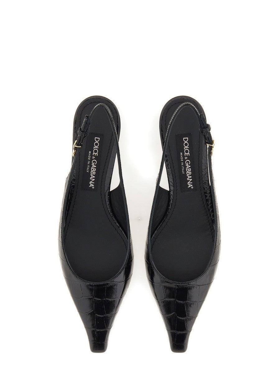 Dolce & Gabbana SLINGBACK WITH LOGO