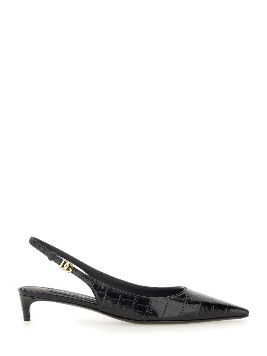 Dolce & Gabbana SLINGBACK WITH LOGO