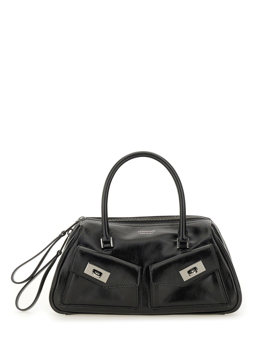 Ferragamo SMALL "BOWLING MULTIPOCKET" BAG