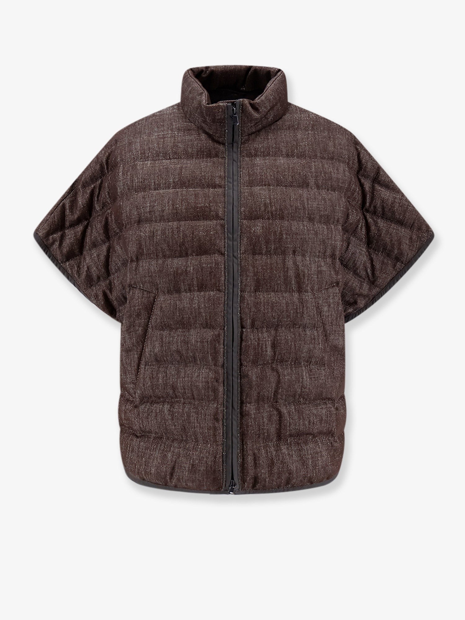 Brunello Cucinelli Sparkling down jacket with Monili detail
