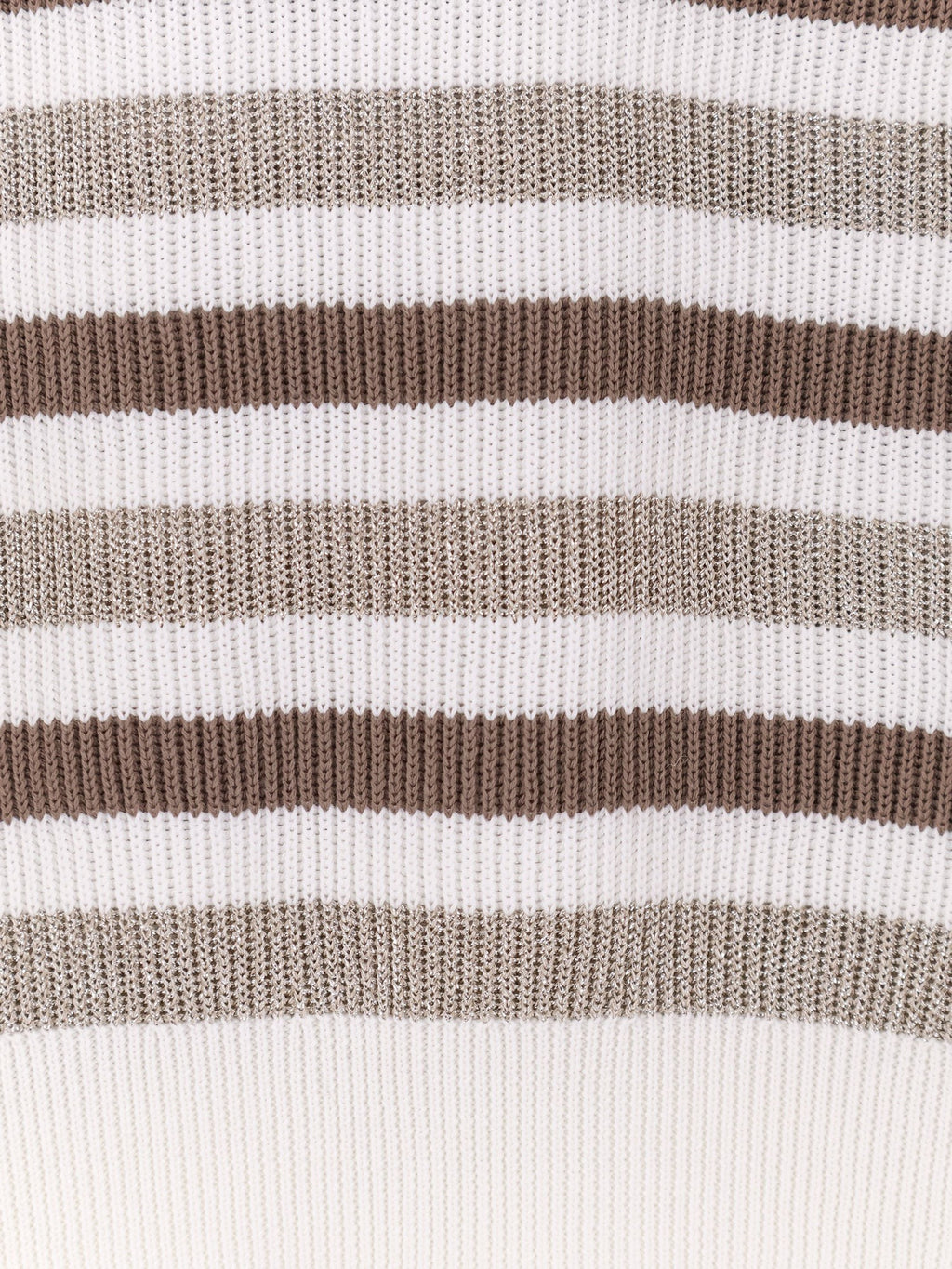Brunello Cucinelli Sparkling stripes cotton sweater