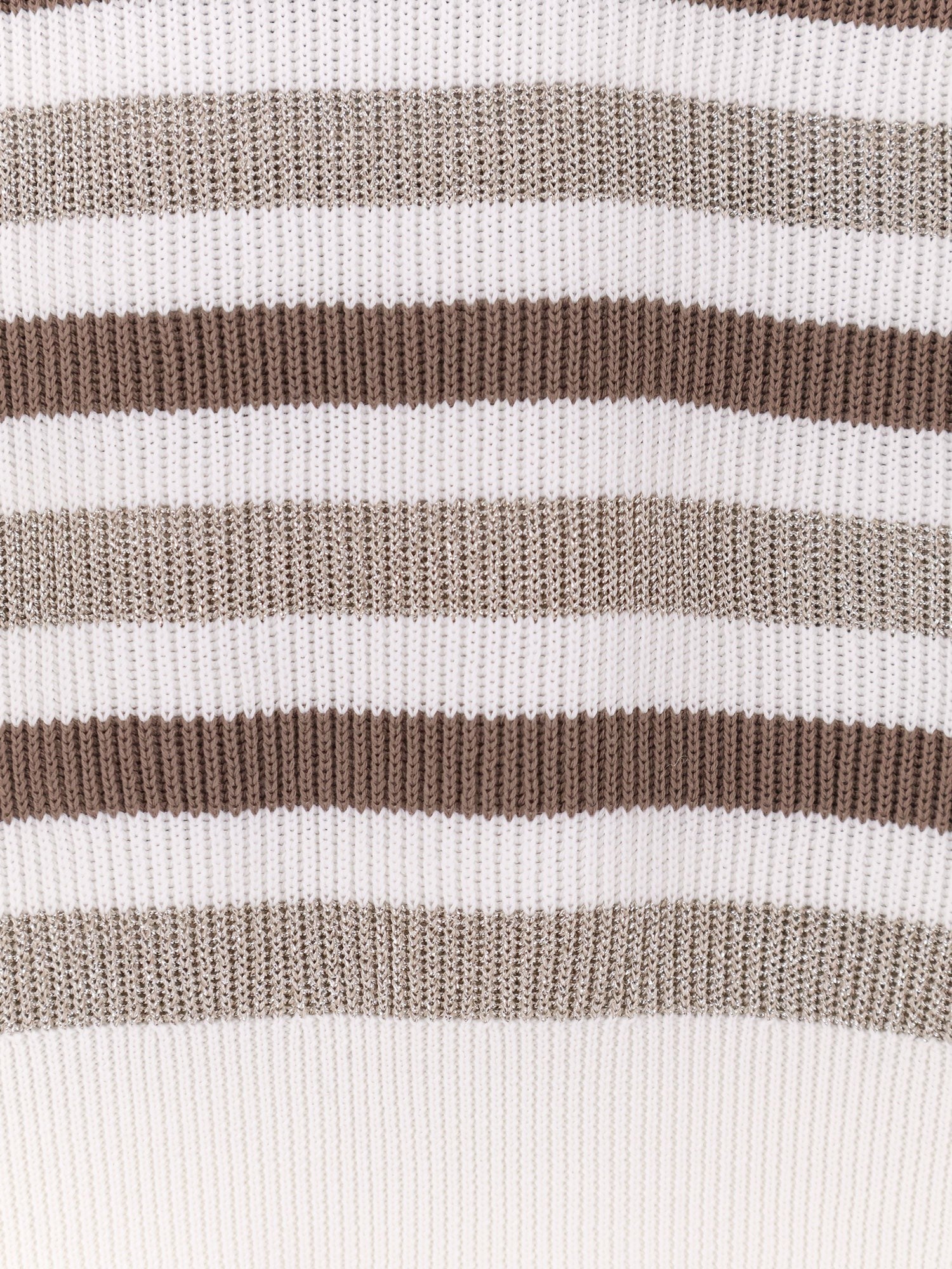 Brunello Cucinelli Sparkling stripes cotton sweater