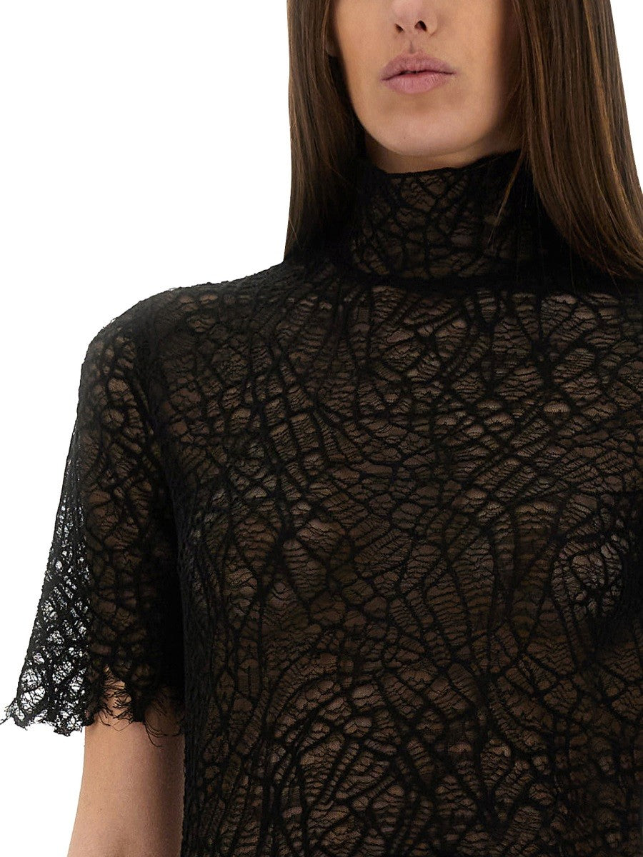Alexander Mcqueen SPIDER WEB LACE TOP