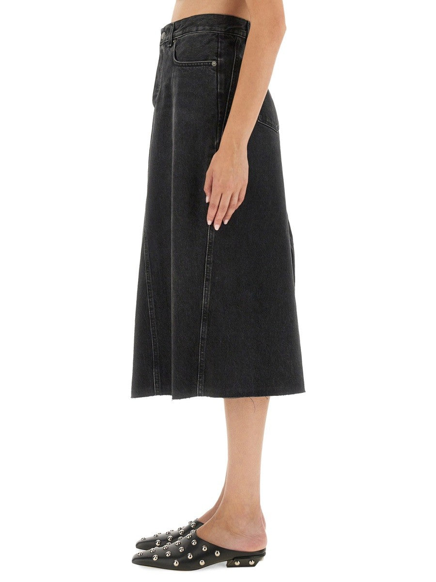 Haikure "STACY" MIDI SKIRT