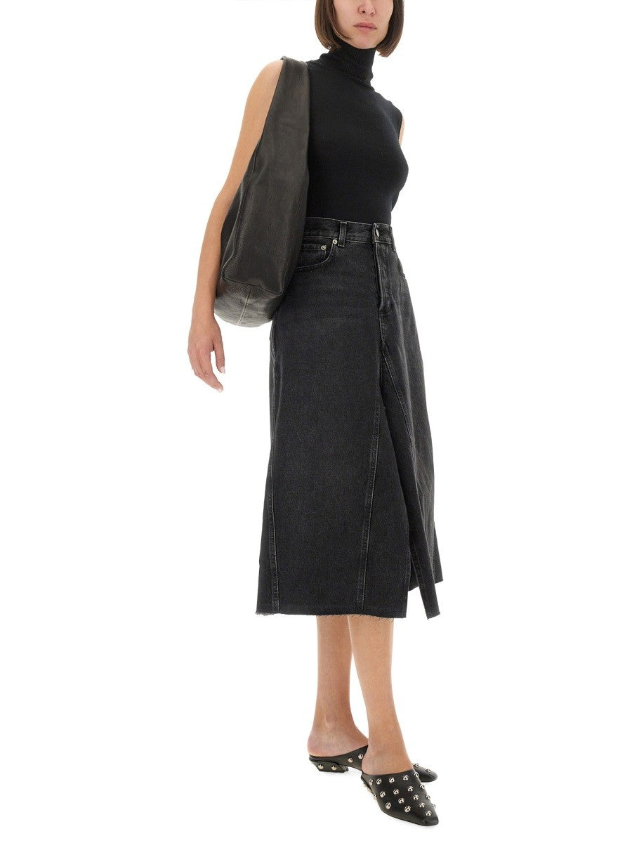 Haikure "STACY" MIDI SKIRT