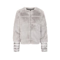 Maison Espin Woman Grey Jackets