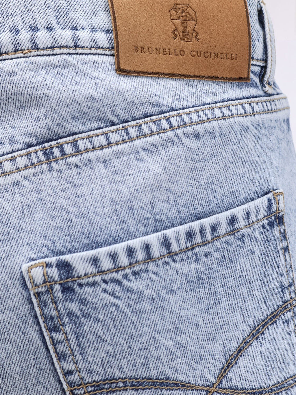 Brunello Cucinelli Stone-washed denim jeans