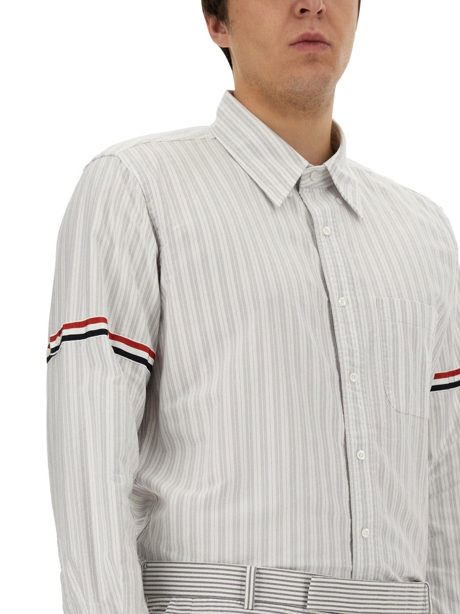 THOM BROWNE STRAIGHT FIT SHIRT