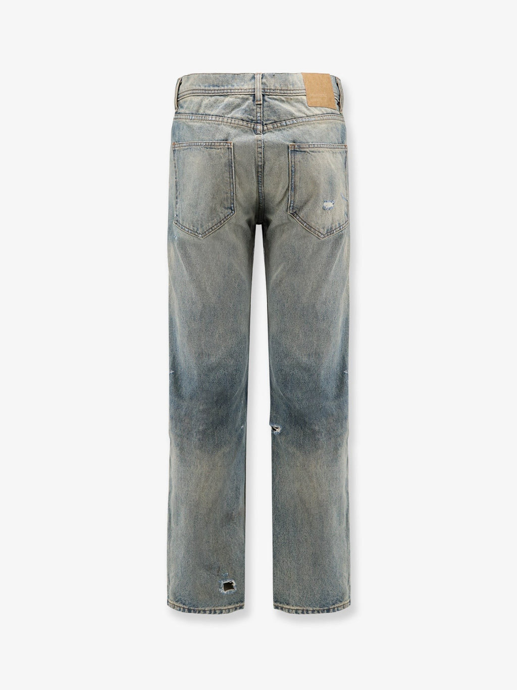 ENFANTS RICHES DEPRIMES Straight leg jeans with destroyed effect