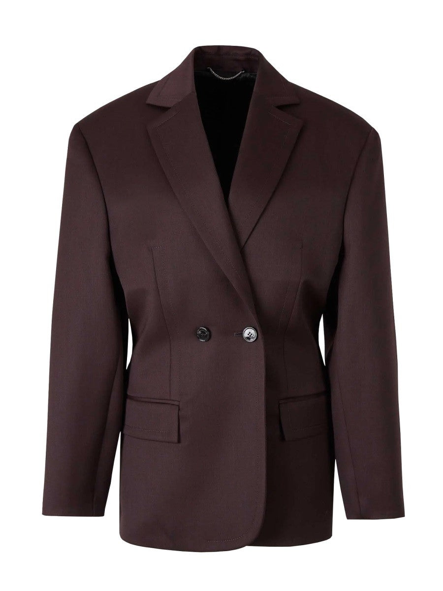 MAGDA BUTRYM STRAIGHT WOOL BLAZER