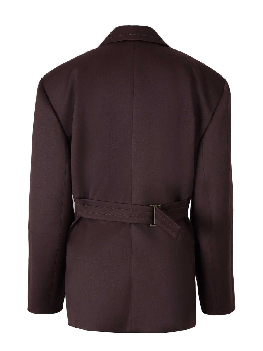 MAGDA BUTRYM STRAIGHT WOOL BLAZER