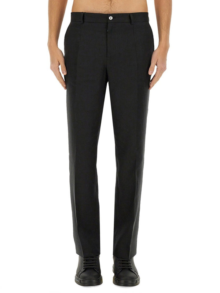 Dolce & Gabbana STRETCH LINEN TAILORED PANTS