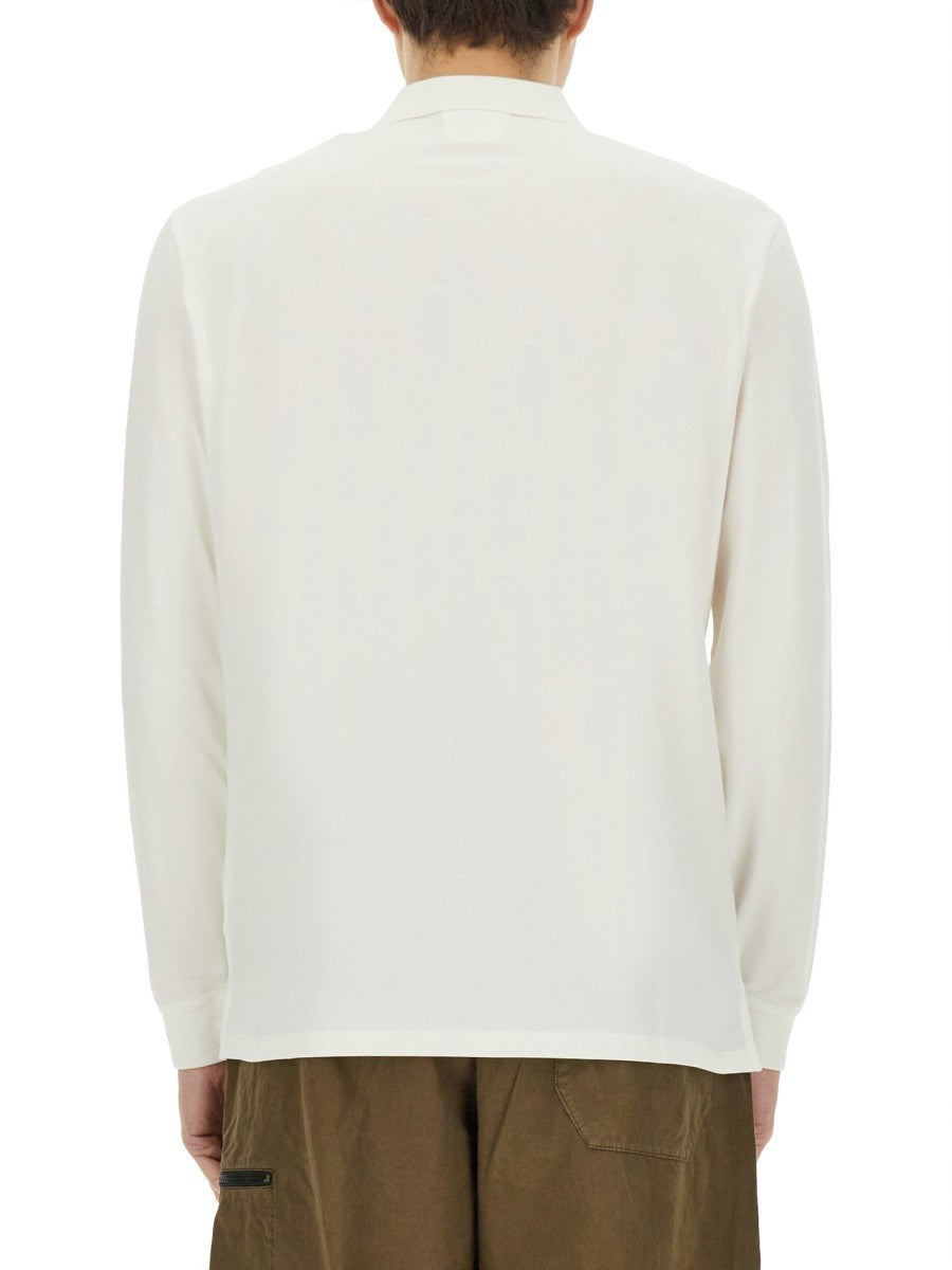 C.P. COMPANY STRETCH PIQUE POLO SHIRT