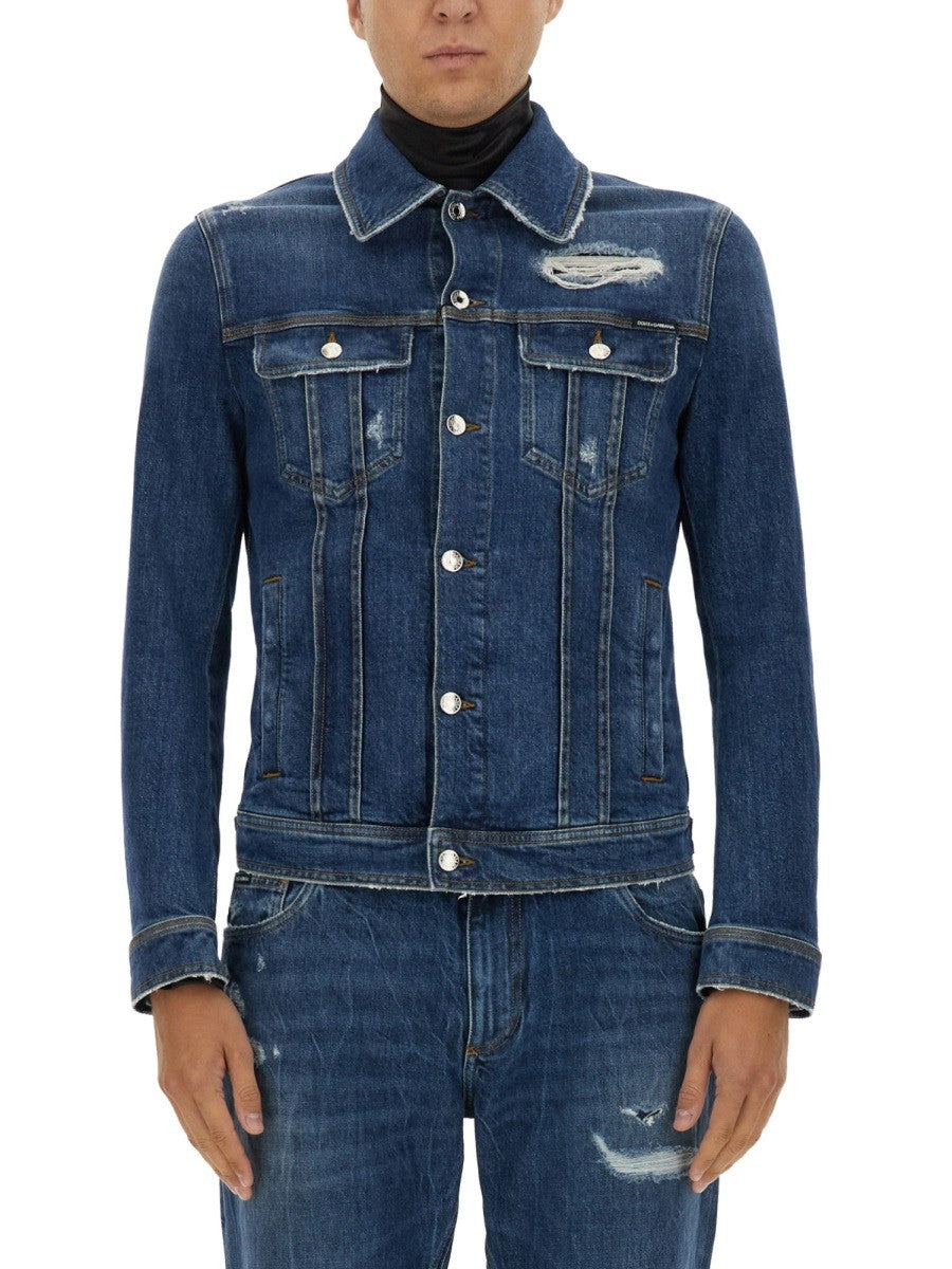 Dolce & Gabbana STRETHC DENIM JACKET