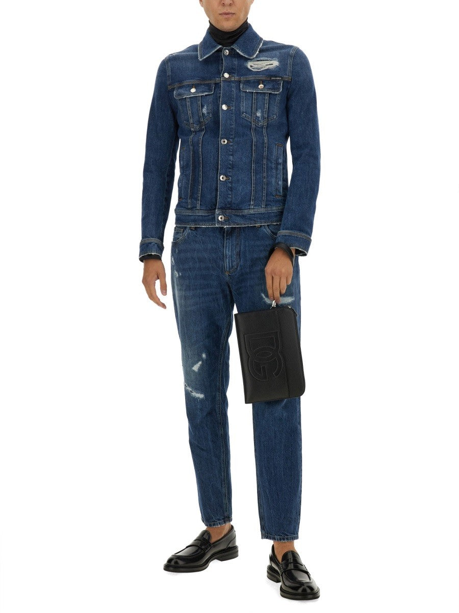Dolce & Gabbana STRETHC DENIM JACKET