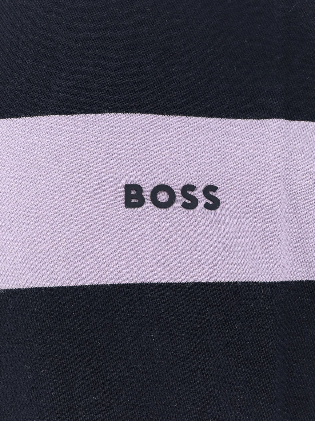 Boss Striped cotton T-shirt