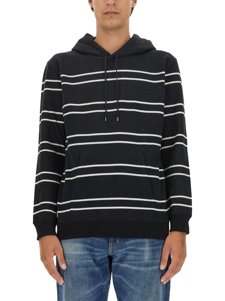 Saint Laurent STRIPED SWEATSHIRT