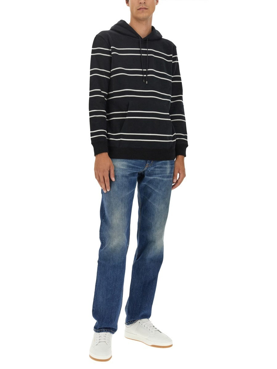 Saint Laurent STRIPED SWEATSHIRT