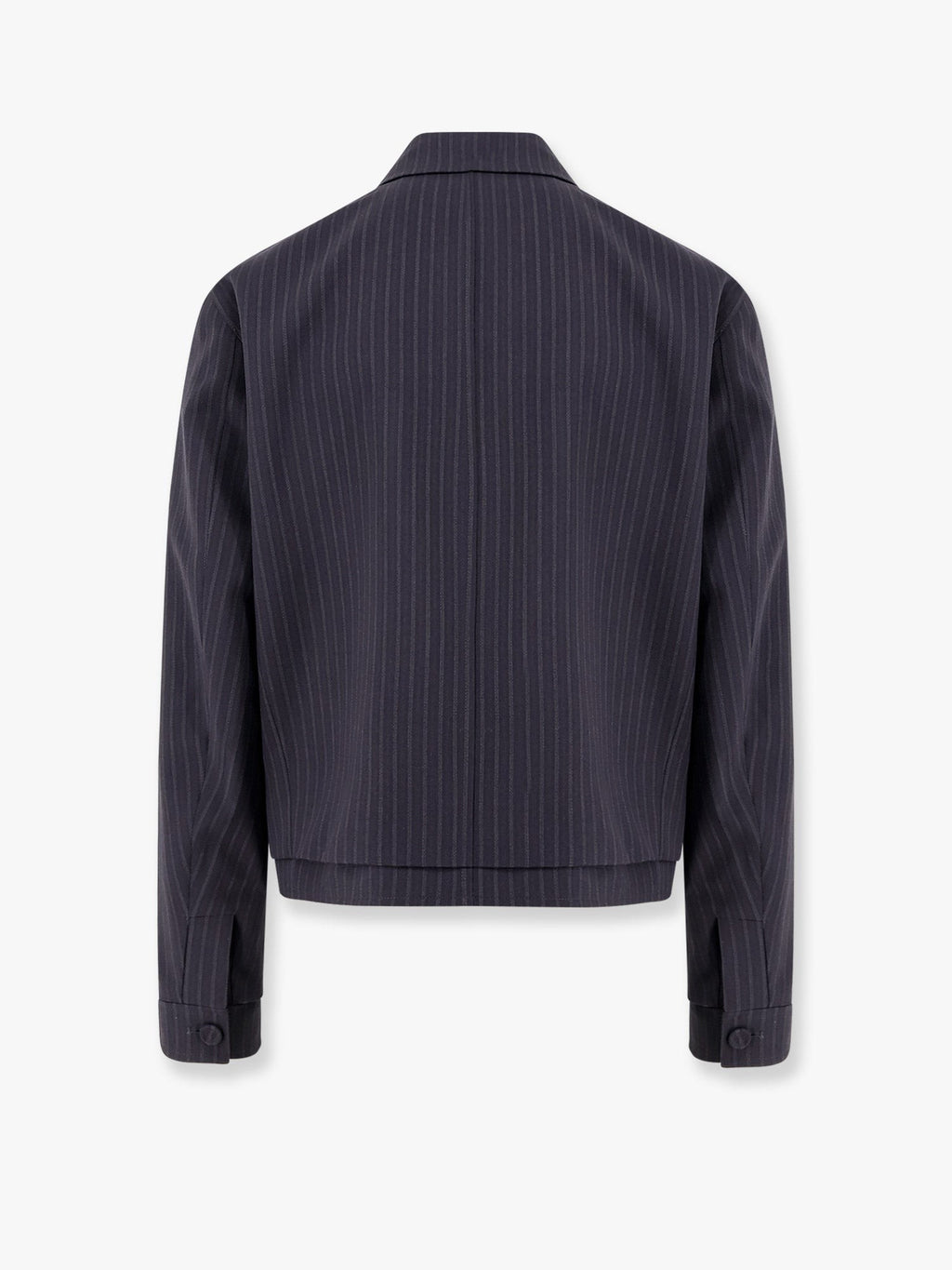 Dior Striped wool blazer with semi-french collar