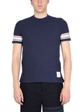 Thom Browne Stripes T-Shirt Blue