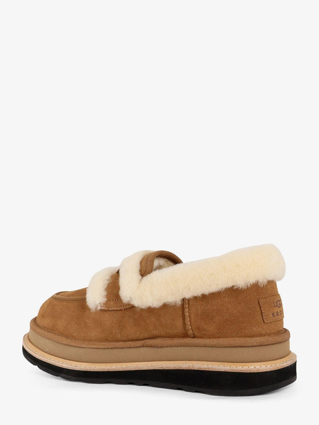 SACAI X UGG Suede and fur Ugg X Sacai loafer