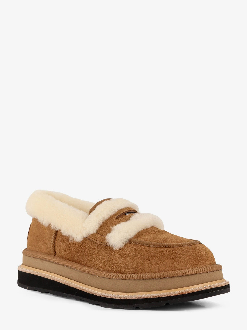 SACAI X UGG Suede and fur Ugg X Sacai loafer