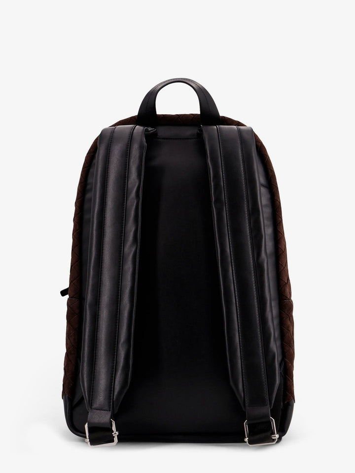 Bottega Veneta Suede backpack with Intrecciato motif