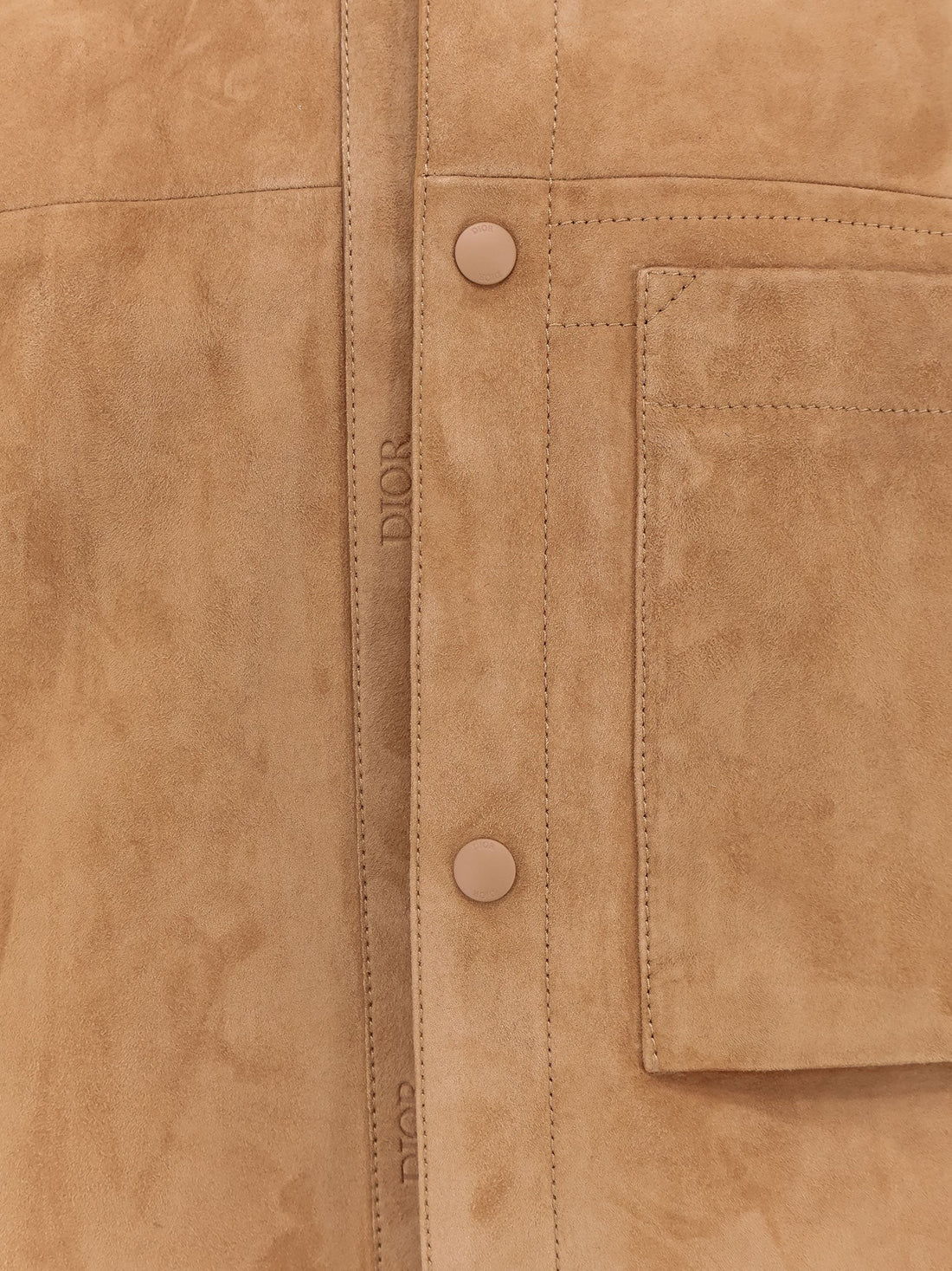 Dior Suede Jacket with Dior engravings