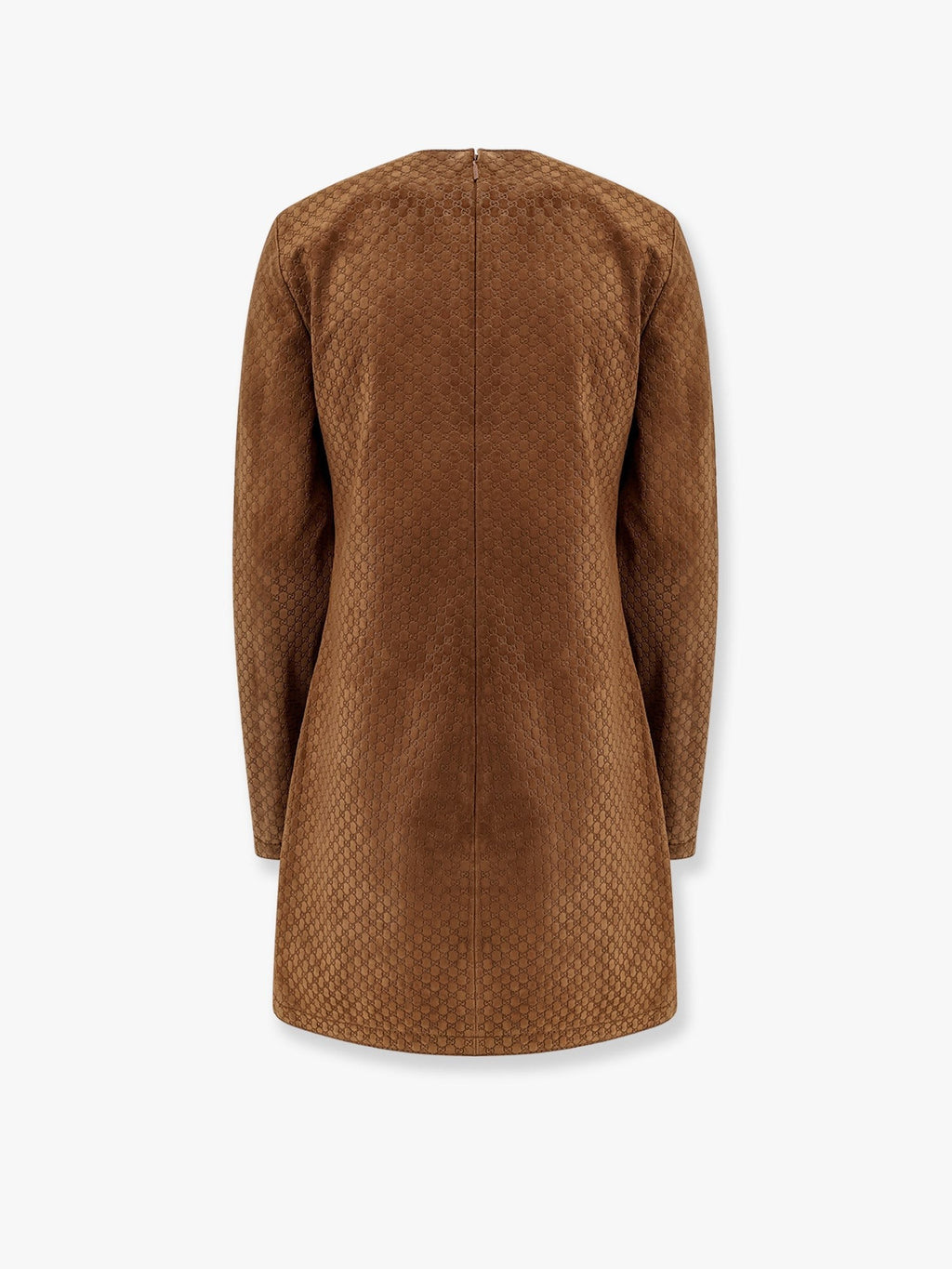 Gucci Suede short dress with all-over GG logo