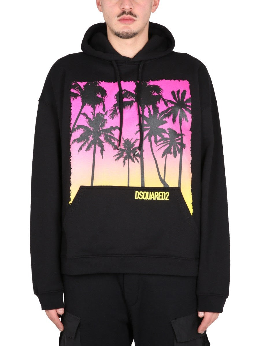Dsquared SUNRISE PRINT SWEATSHIRT