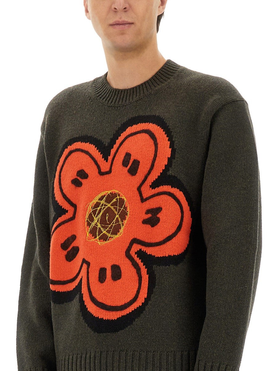 Kenzo SWEATER WITH "BOKE FLOWER"