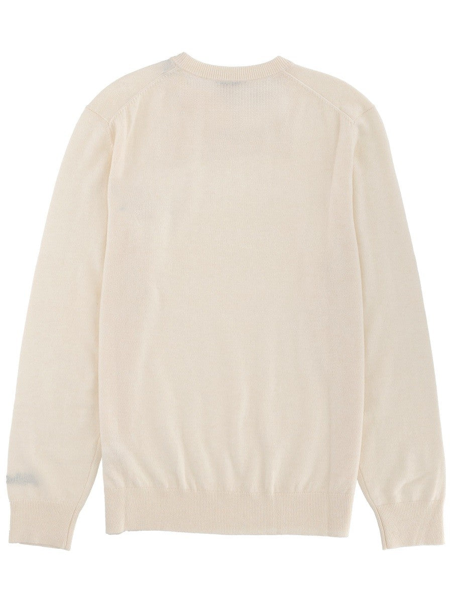 MC2 SAINT BARTH SWEATER WITH EMBROIDERY