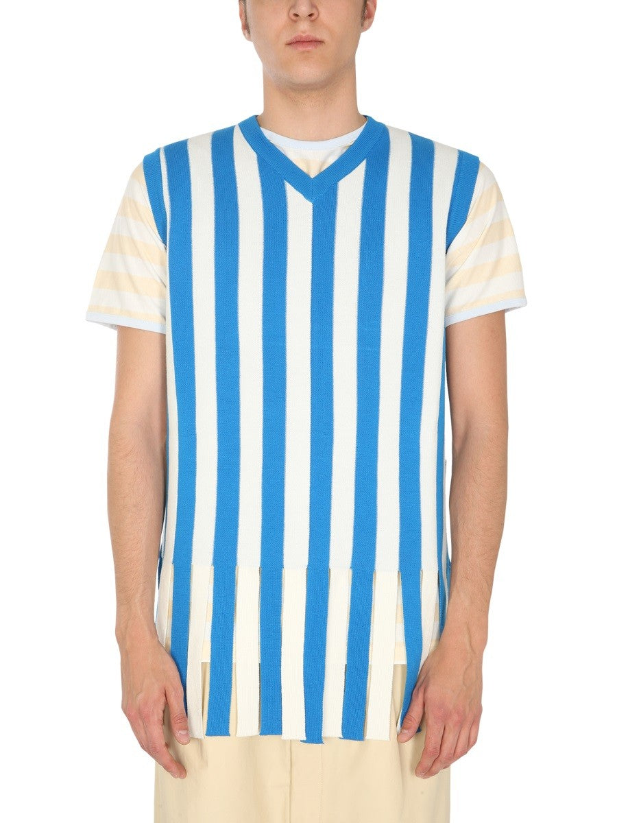 SUNNEI X ELEONORA BONUCCI SWEATER WITH STRIPED PATTERN