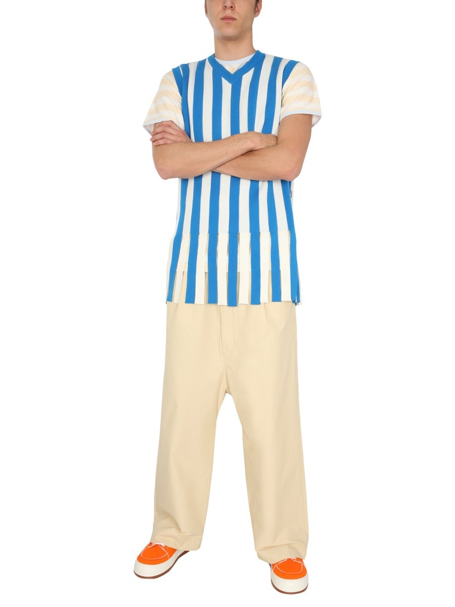 SUNNEI X ELEONORA BONUCCI SWEATER WITH STRIPED PATTERN