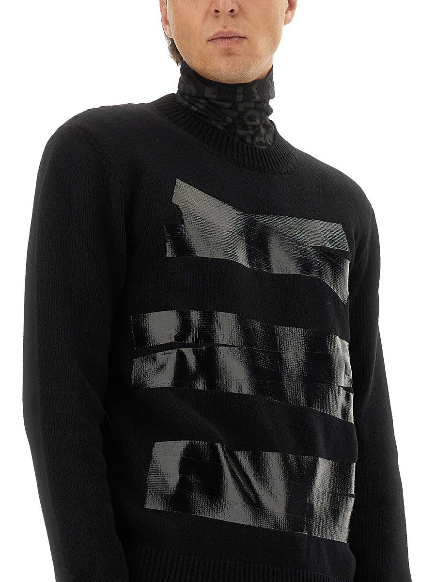 MM6 MAISON MARGIELA SWEATER WITH TAPE
