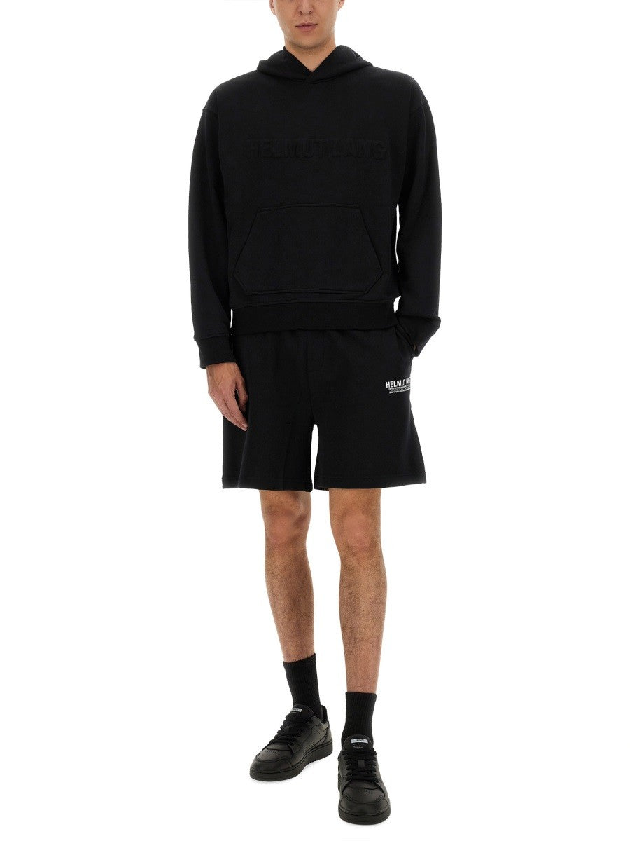 Helmut Lang SWEATSHIRT WITH EMBOSSED LOGO