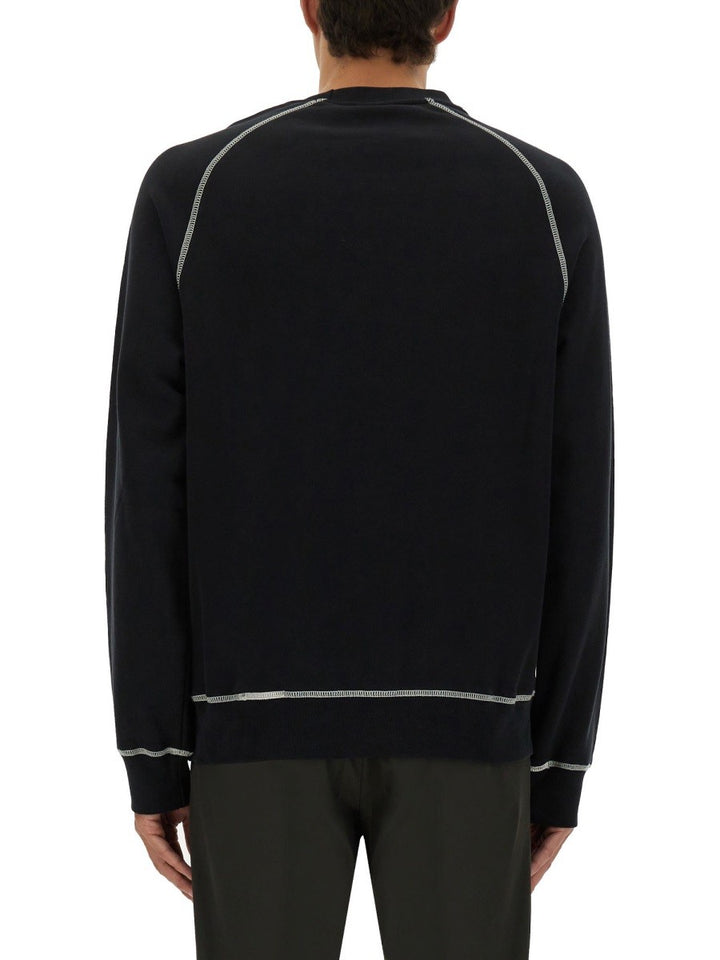 PS BY PAUL SMITH SWEATSHIRT WITH EMBROIDERY PS HAPPY