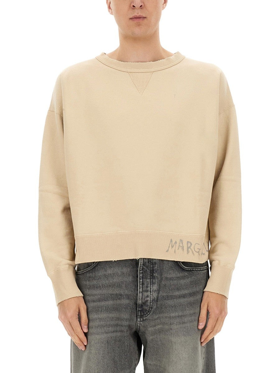 Maison Margiela SWEATSHIRT WITH HANDWRITTEN LOGO