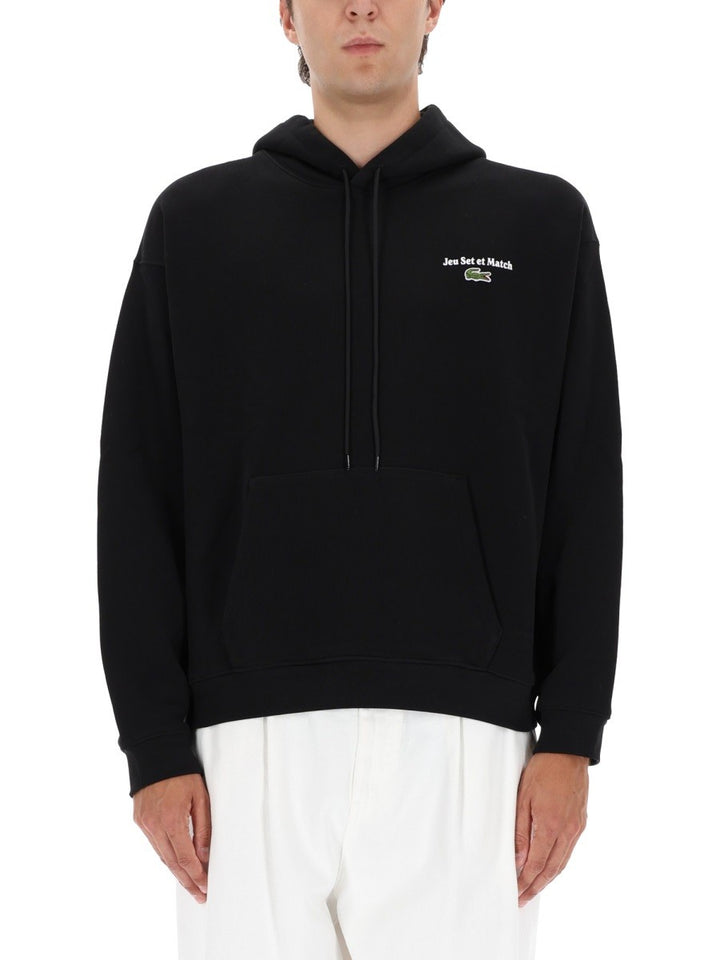Lacoste SWEATSHIRT WITH LOGO AND PRINT