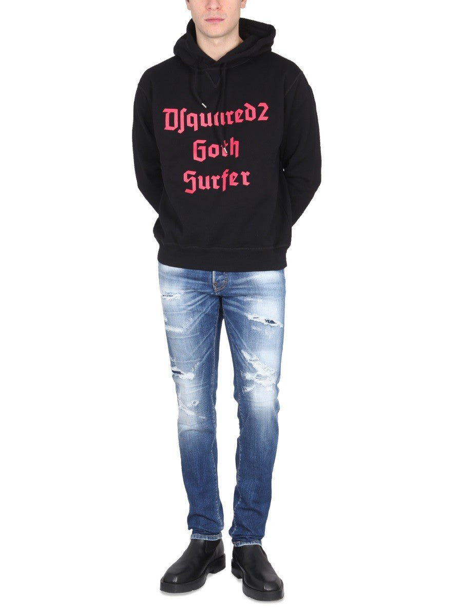 Dsquared SWEATSHIRT WITH LOGO PRINT