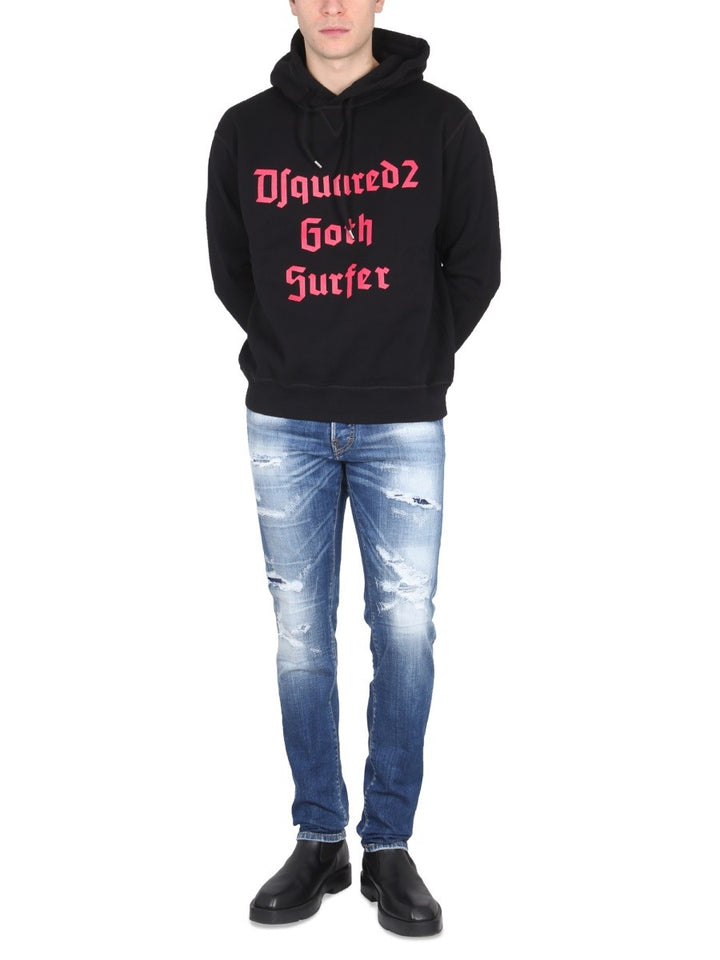 Dsquared SWEATSHIRT WITH LOGO PRINT