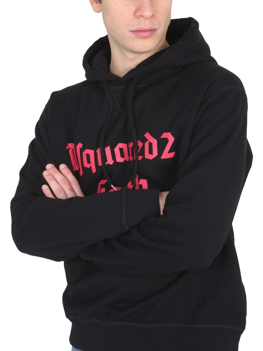 Dsquared SWEATSHIRT WITH LOGO PRINT