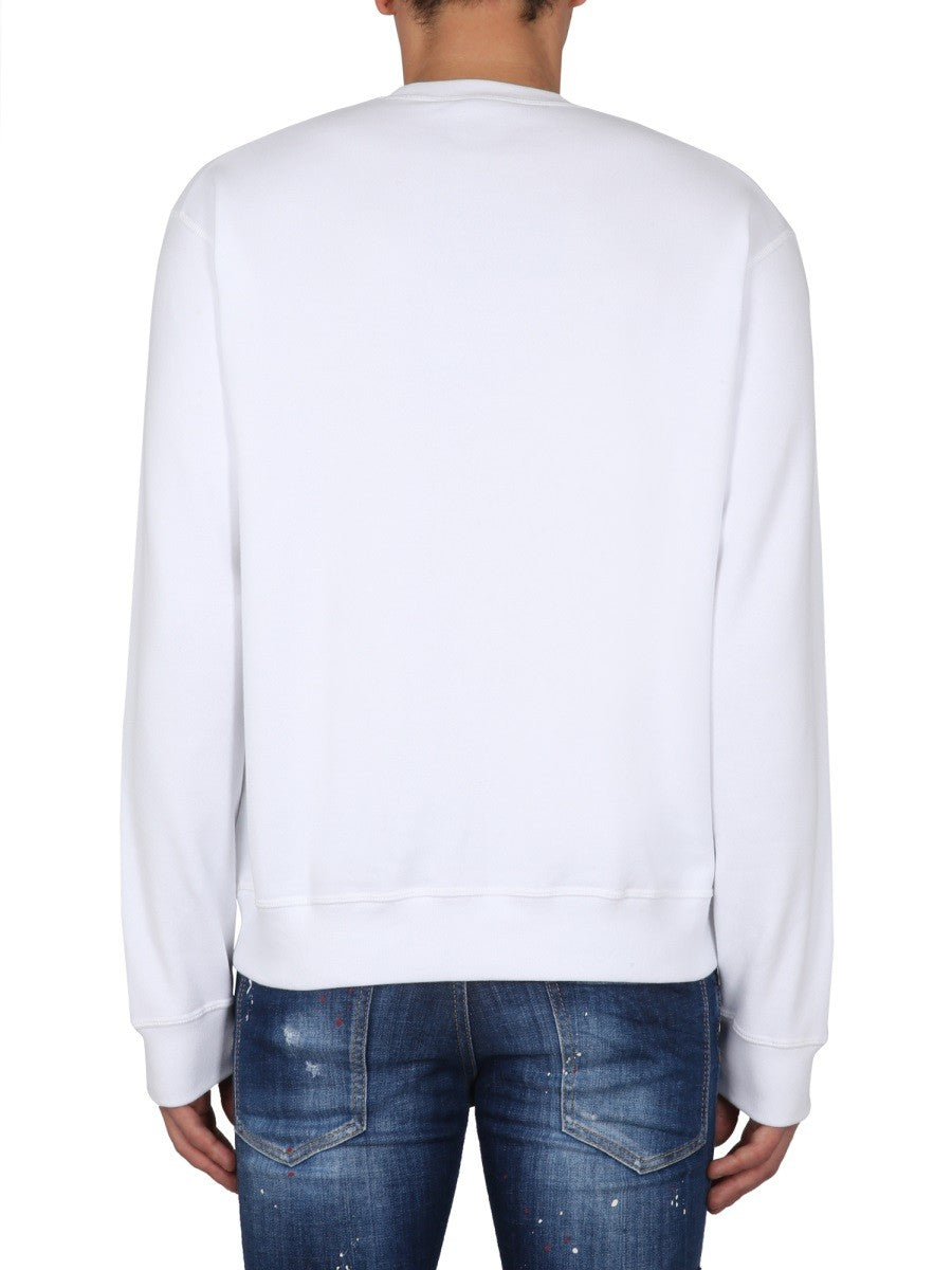 Dsquared SWEATSHIRT WITH LOGO PRINT