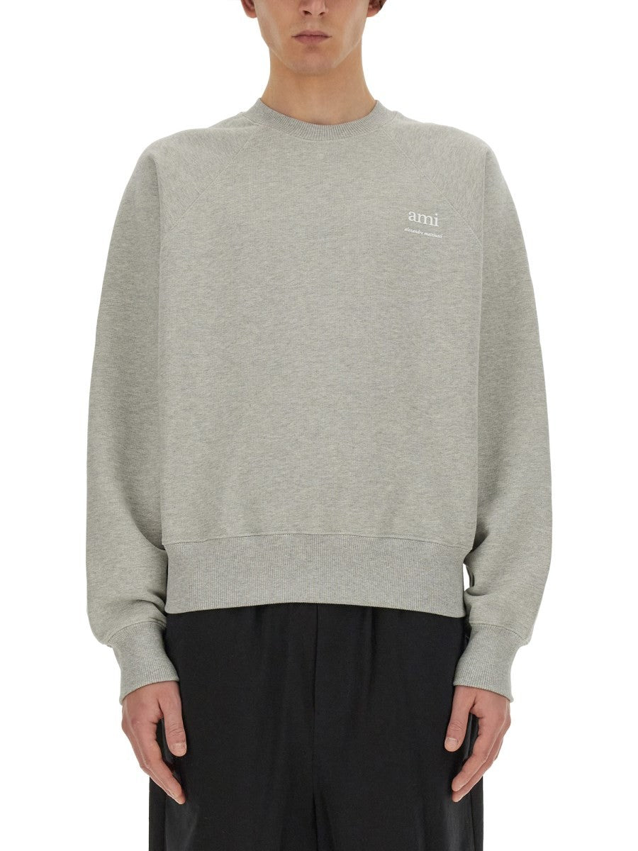 AMI PARIS SWEATSHIRT WITH LOGO
