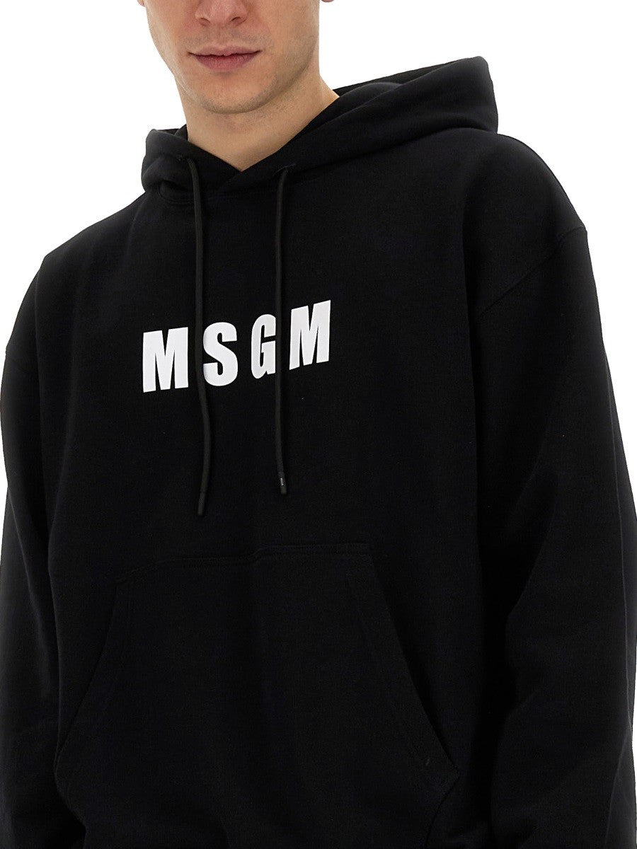 msgm SWEATSHIRT WITH LOGO