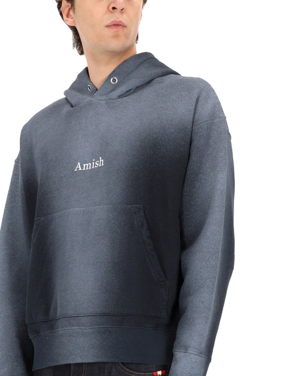 AMISH SWEATSHIRT WITH LOGO
