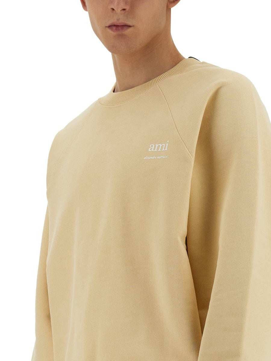 AMI PARIS SWEATSHIRT WITH LOGO