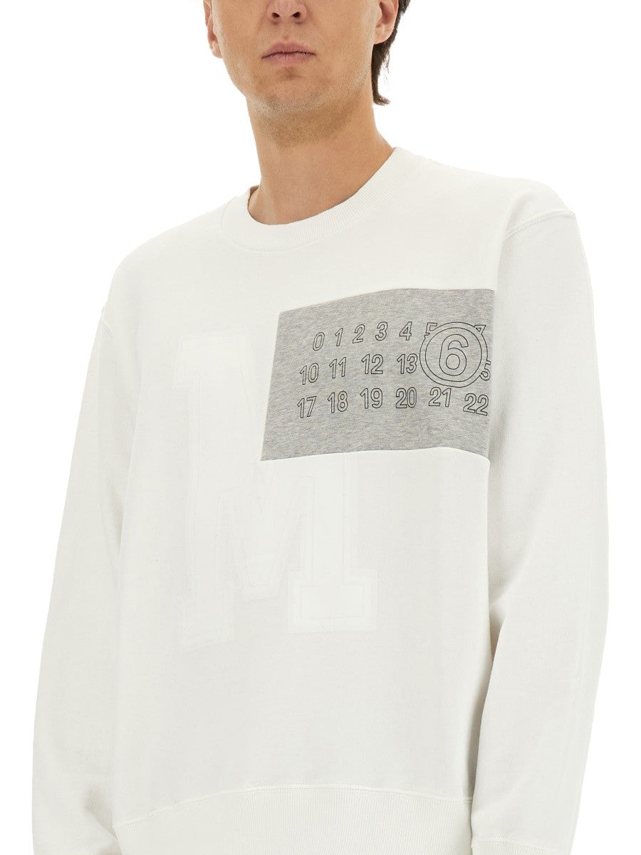MM6 MAISON MARGIELA SWEATSHIRT WITH LOGO