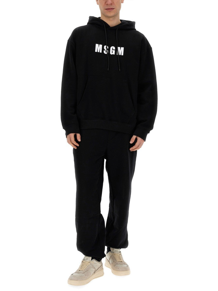 msgm SWEATSHIRT WITH LOGO
