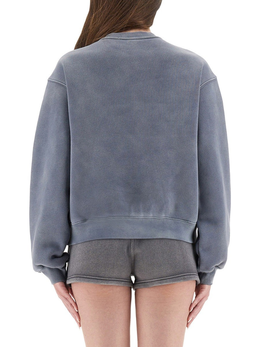 ALEXANDERWANG.T SWEATSHIRT WITH LOGO